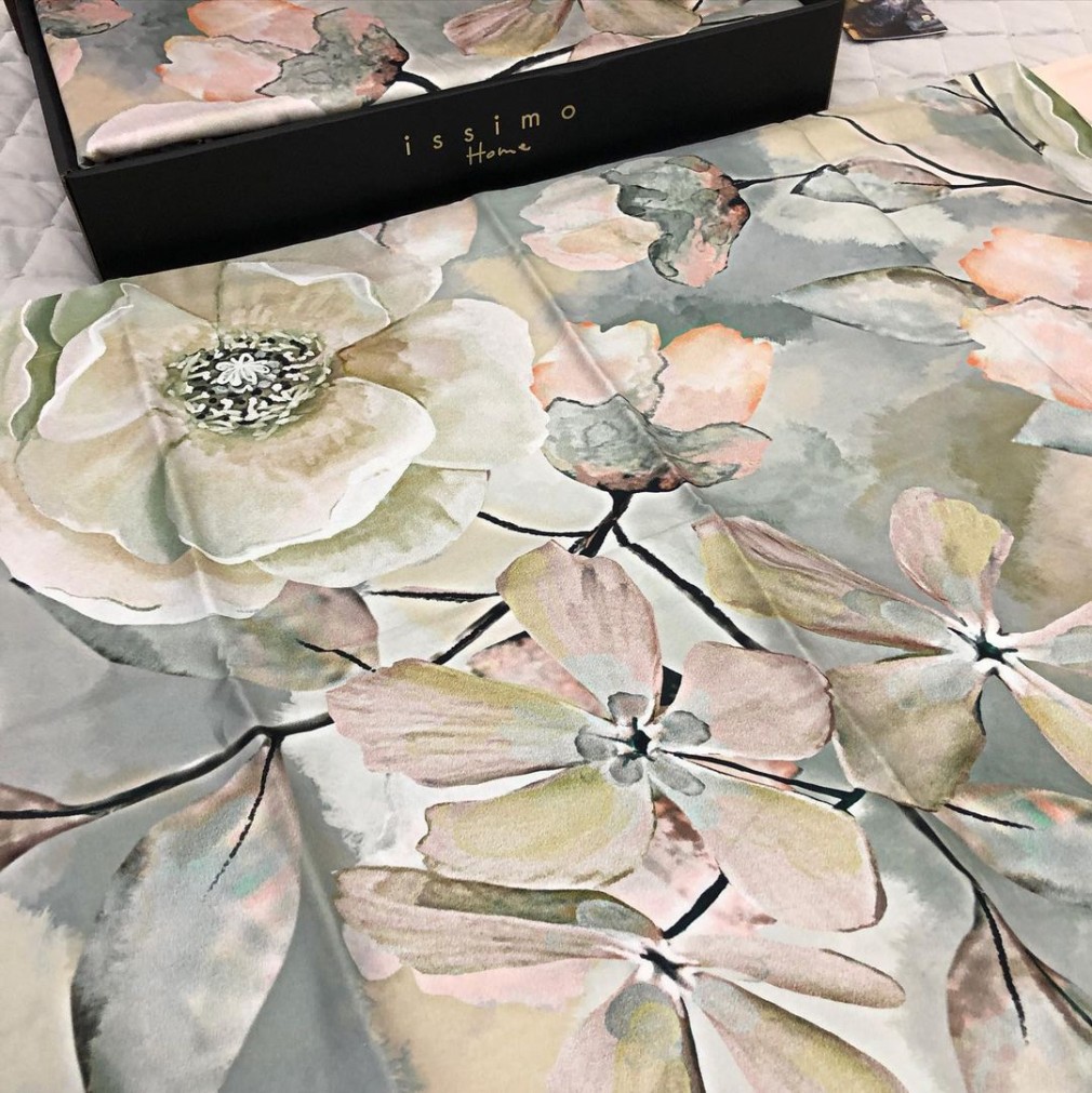 Комплект постільної білизни Issimo Home Sakura 300 TC євро