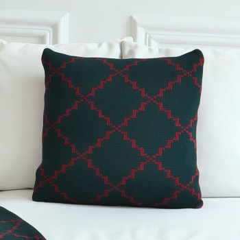 Наволочка  La Modno Diamond Green-Burgundy