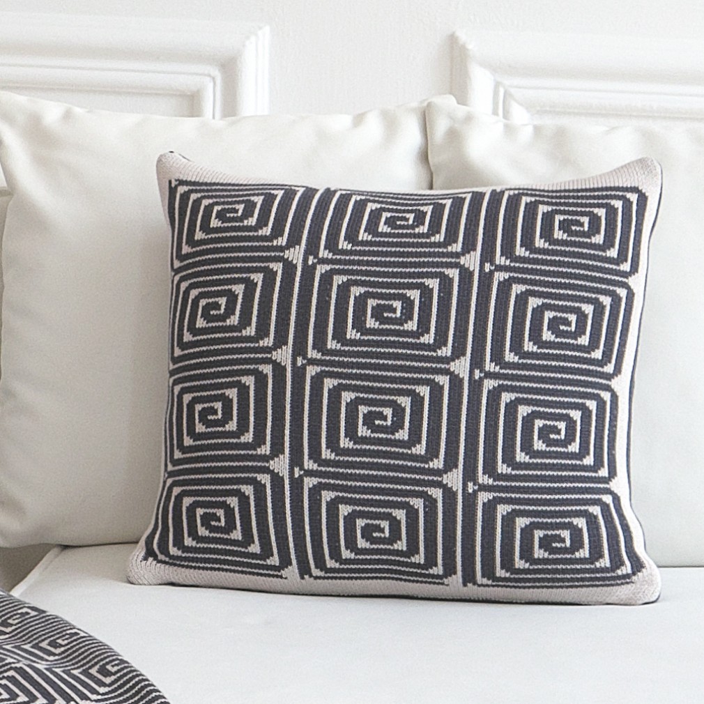 Покривало La Modno Monogram Anthracite-Beige 