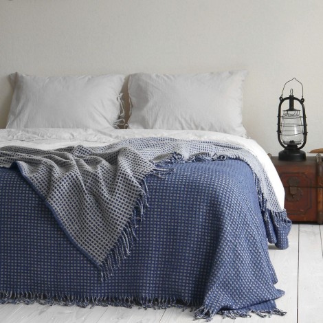 Покрывало La Modno 200x220 Cosy Dark Blue-Sky Grey