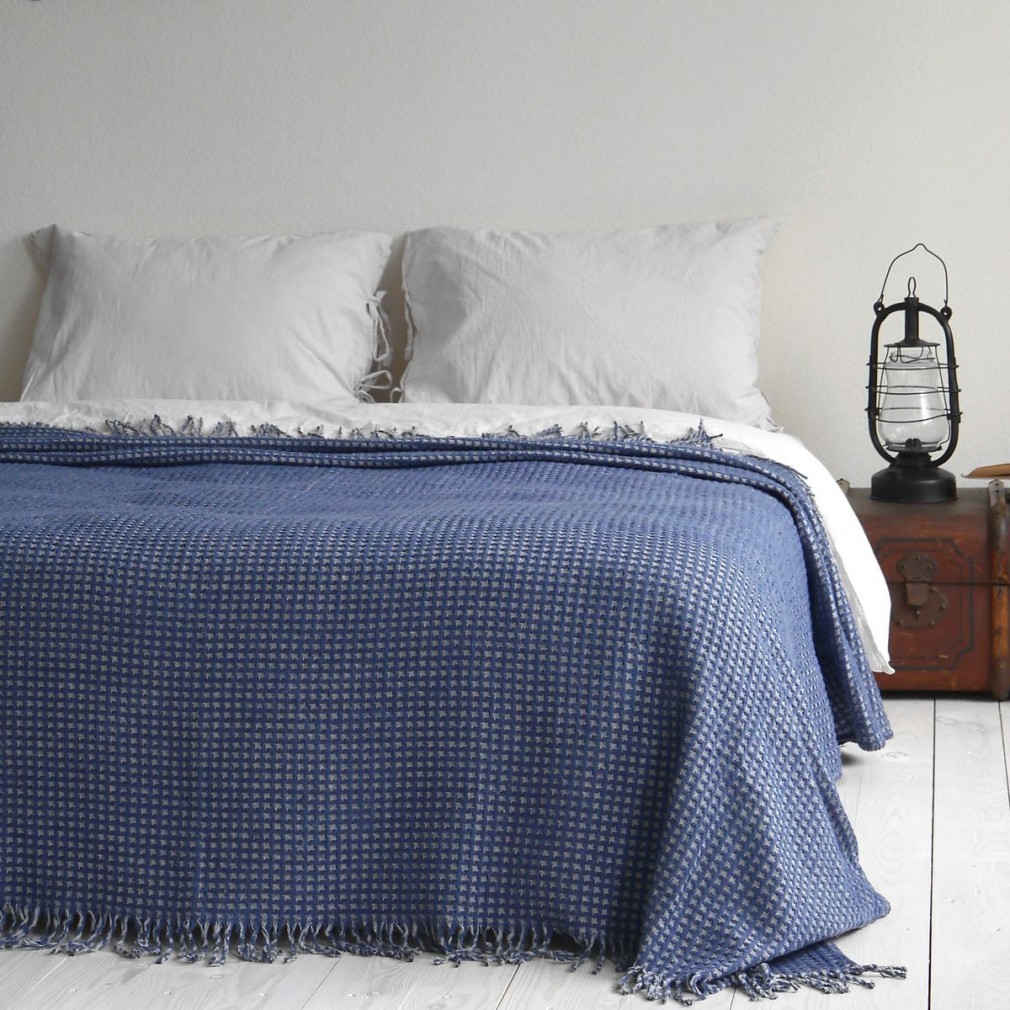 Покрывало La Modno 200x220 Cosy Dark Blue-Sky Grey
