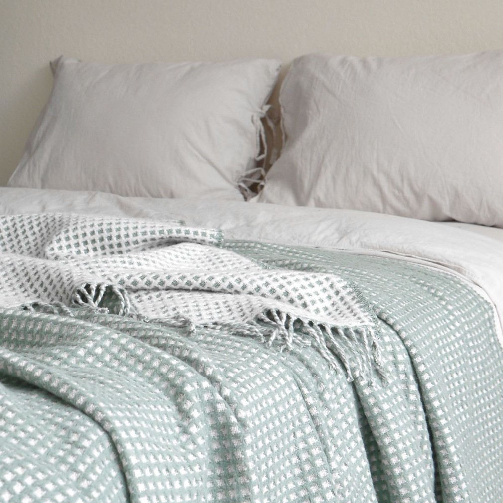 Покрывало La Modno 200x220 Cosy Green-Ecru