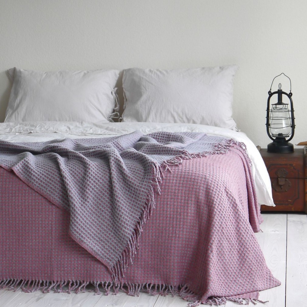 Покрывало La Modno 200x220 Cosy Sky Grey-Raspberry