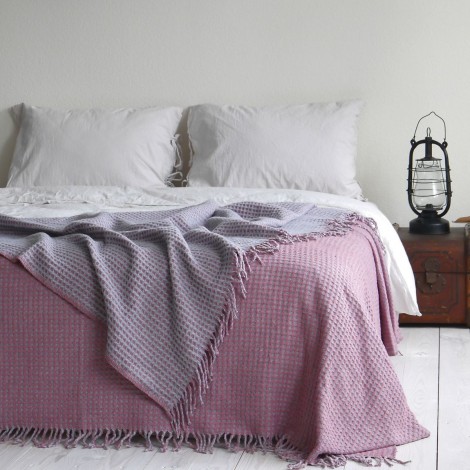 Покрывало La Modno 200x220 Cosy Sky Grey-Raspberry