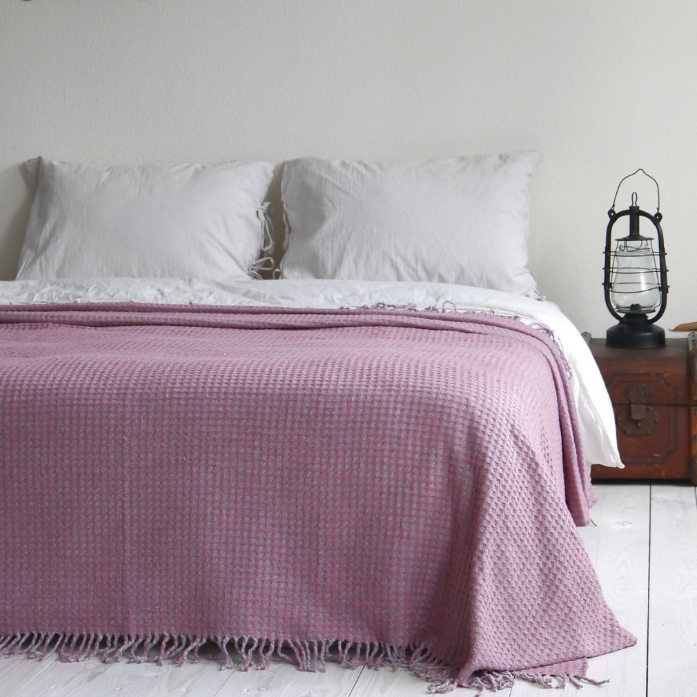 Покрывало La Modno 200x220 Cosy Sky Grey-Raspberry