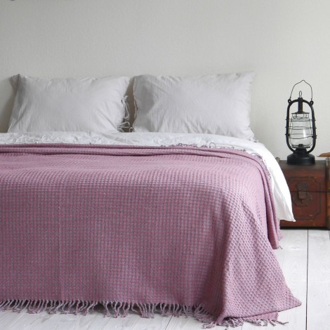 Покрывало La Modno 200x220 Cosy Sky Grey-Raspberry