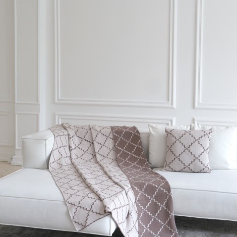 Покривало  La Modno Diamond Dark Beige-Beige