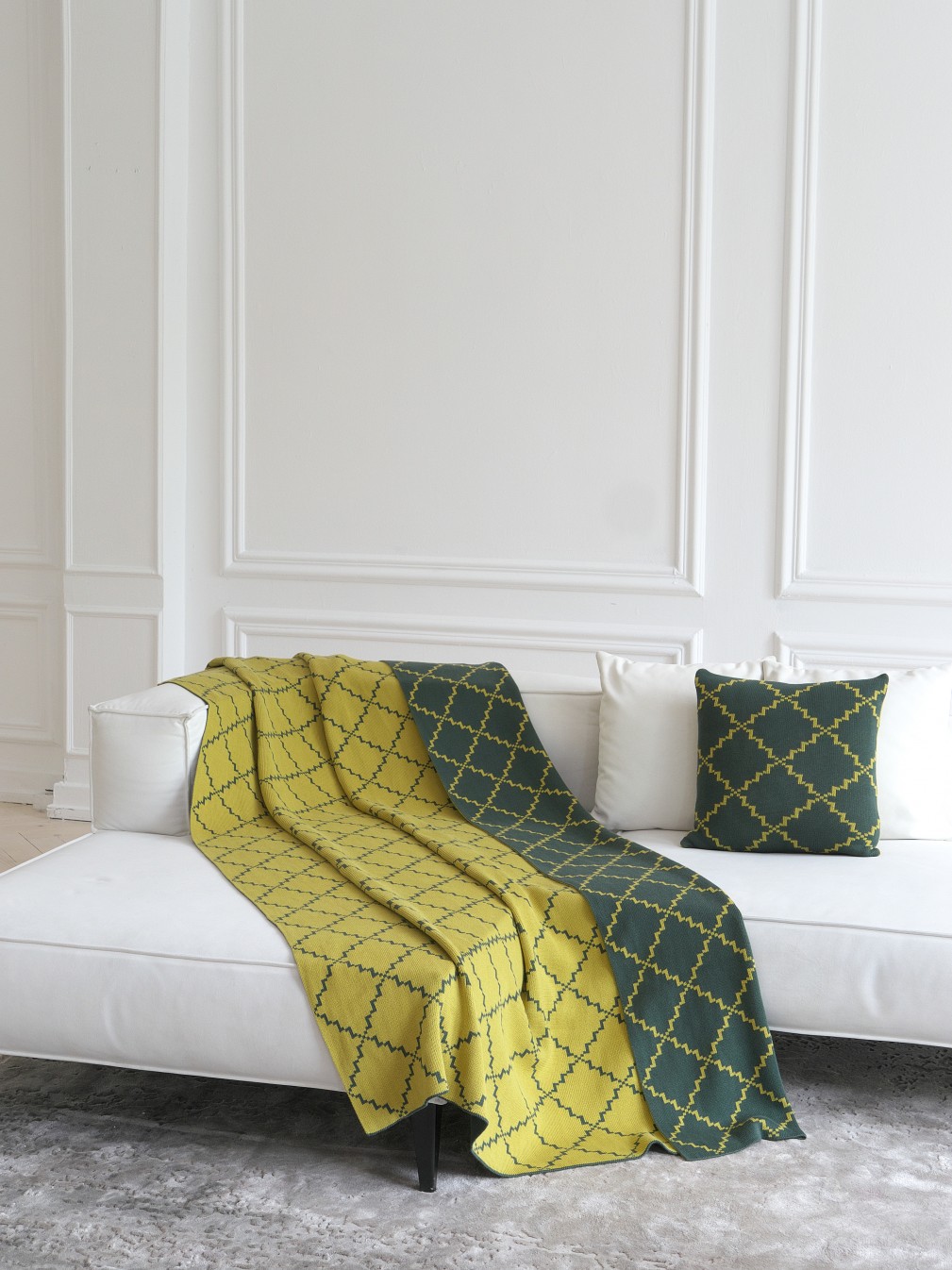 Покривало  La Modno Diamond Green-Yellow 