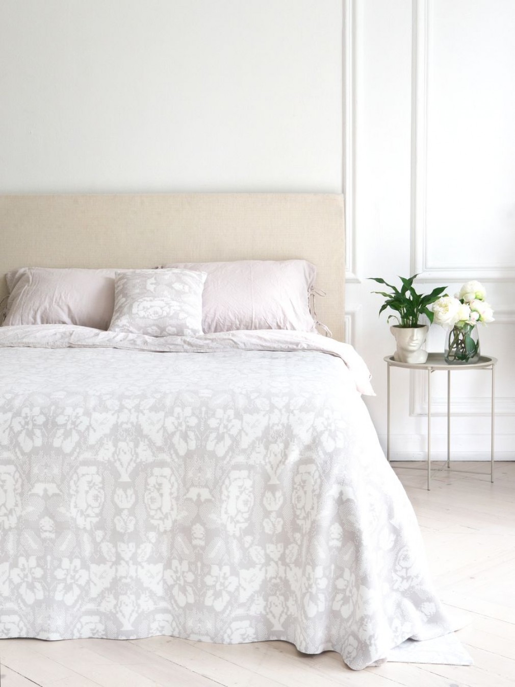 Покривало La Modno Rose Gray-Ecru