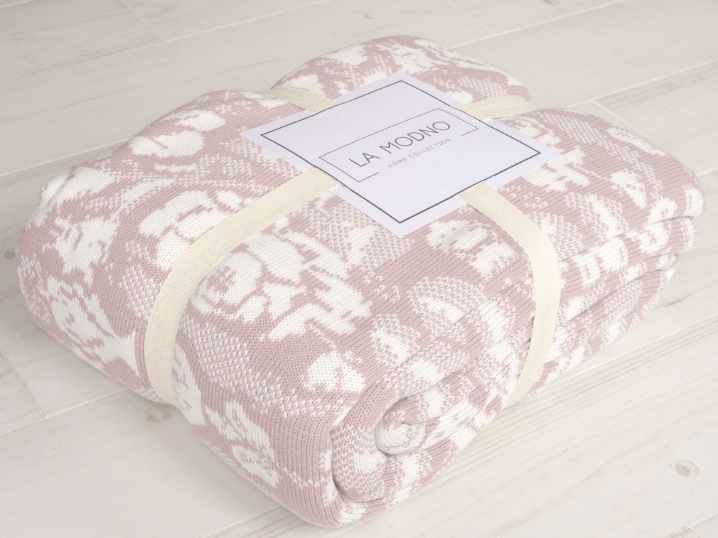 Покривало La Modno Rose Pink-Ecru
