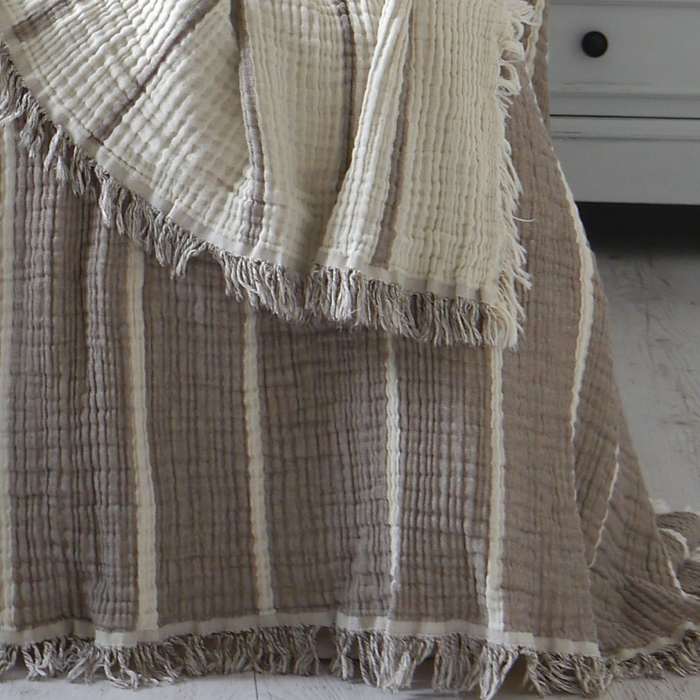 Покривало La Modno Pearl Taupe Brown