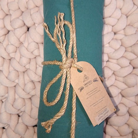 Простирадло на гумці Limasso Dark Green