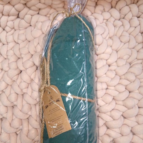 Простирадло на гумці Limasso Dark Green