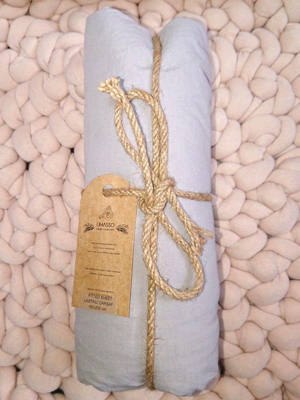 Простирадло на гумці Limasso Opal Grey