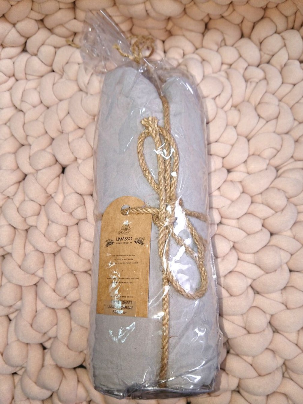 Простирадло на гумці Limasso Opal Grey