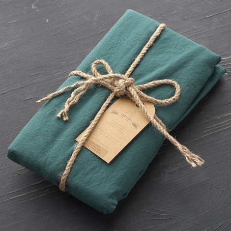 Наволочка 50x70 - 2 шт. Limasso Dark Green  Standart