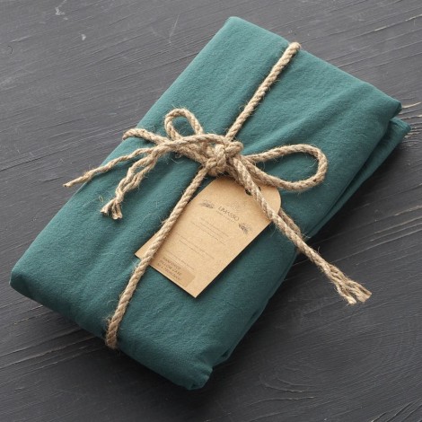 Наволочка 50x70 - 2 шт. Limasso Dark Green  Standart