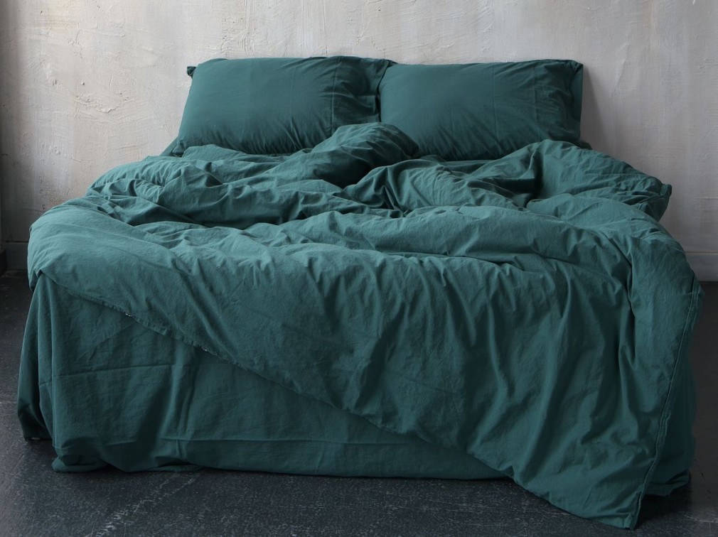 Комплект постільної білизни Limasso Dark Green Standart