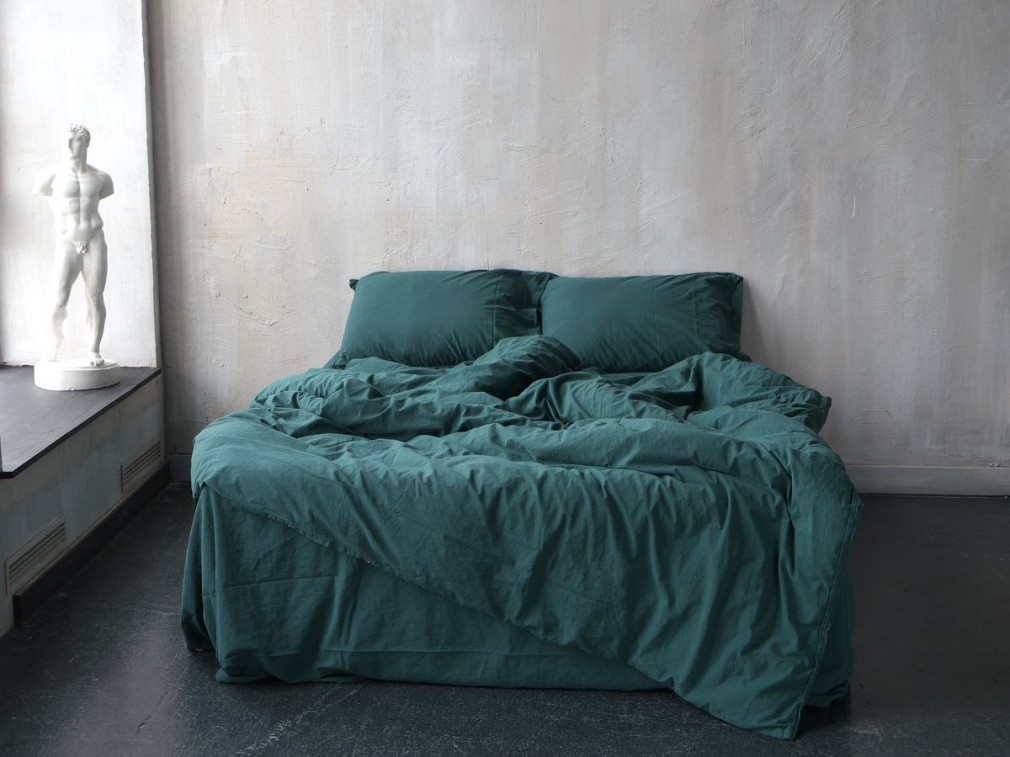 Комплект постільної білизни Limasso Dark Green Standart
