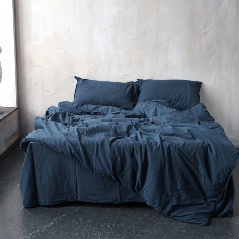Комплект постільної білизни Limasso Dress Blue Standart