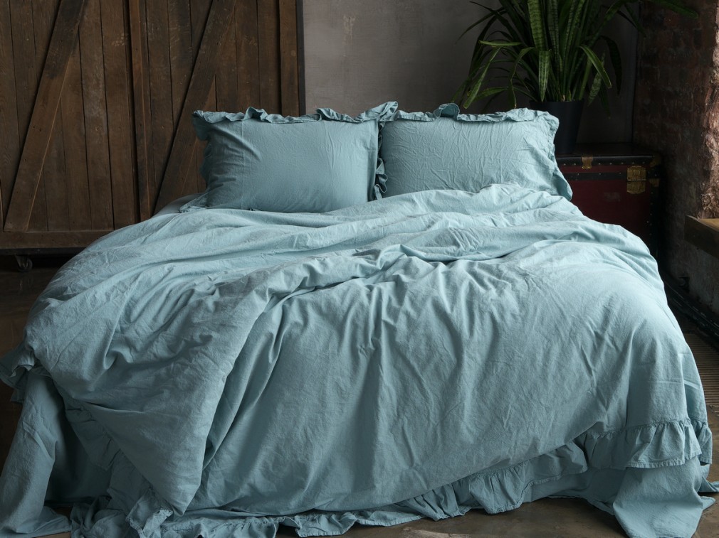 Комплект постільної білизни Limasso Mineral Blue Exclusive