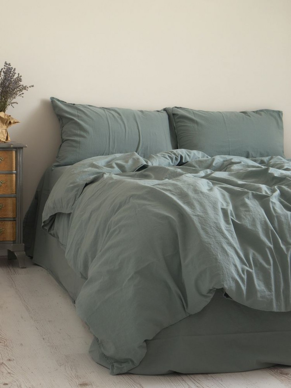 Комплект постільної білизни Limasso Natural Green Standart