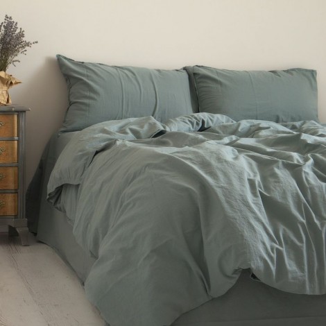 Комплект постільної білизни Limasso Natural Green Standart