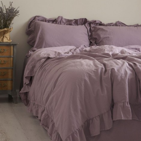 Комплект постільної білизни Limasso Natural Violet Exclusive