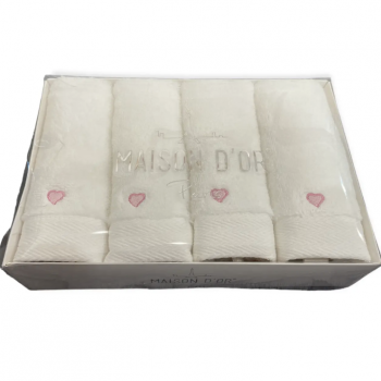 Рушники для рук Soft Hearts Maison D’or рожевий