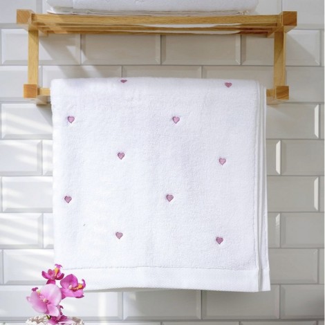 Рушник Soft Hearts Maison D’or рожевий