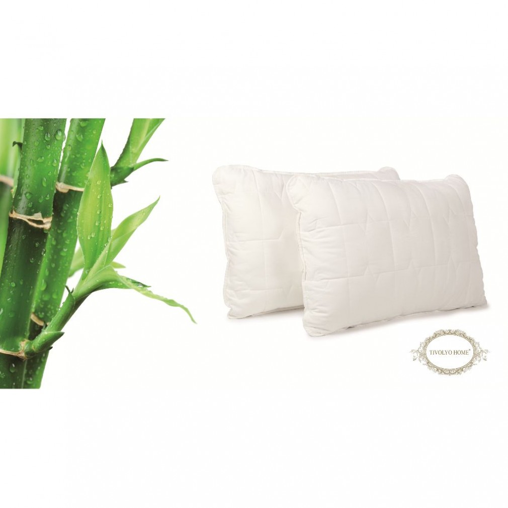 Подушка Tivolyo Home сатин +бамбук Bamboo