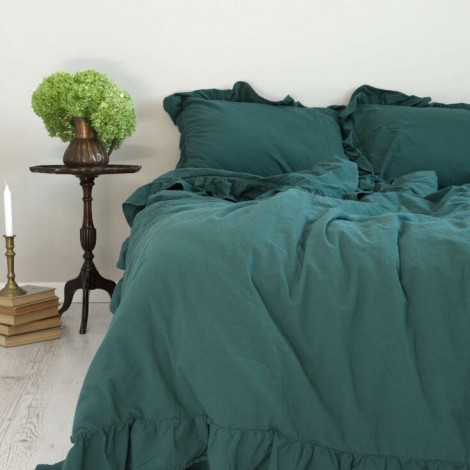 Комплект постільної білизни Limasso Dark Green Exclusive
