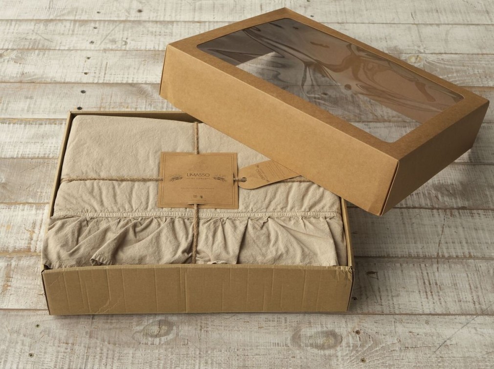 Комплект постільної білизни Limasso Oxford Tan Exclusive