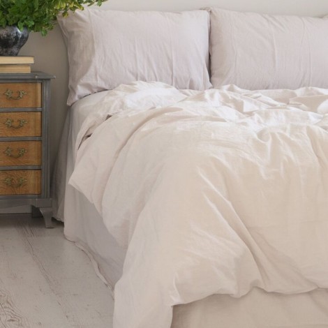 Комплект постільної білизни Limasso Natural Cream Standart