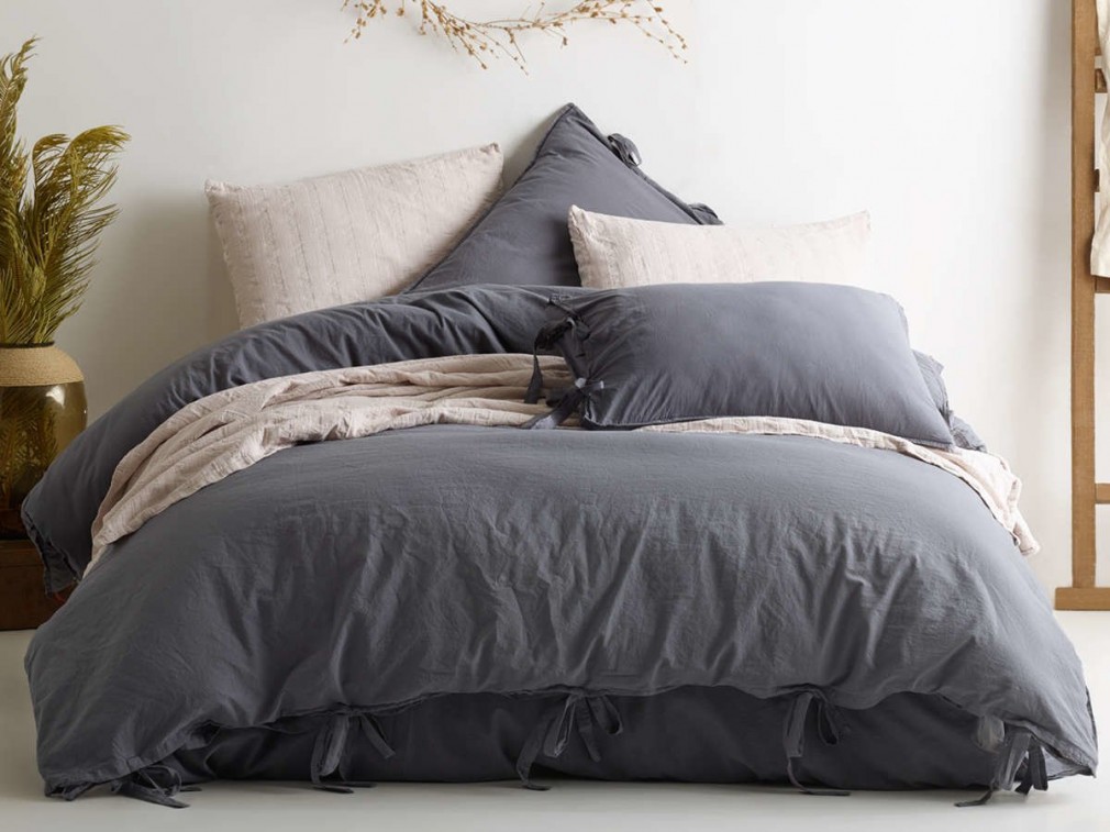 Комплект постільної білизни Limasso Natural Grey Bagcik