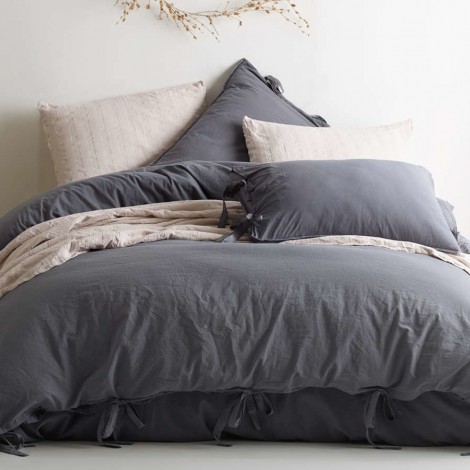 Комплект постільної білизни Limasso Natural Grey Bagcik