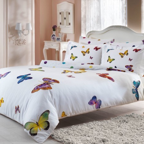 Комплект постільної білизни Tivolyo Home Butterfly