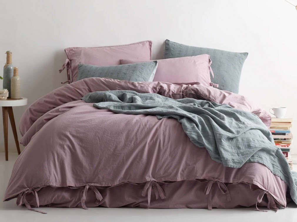 Комплект постільної білизни Limasso Natural Violetta Bagcik