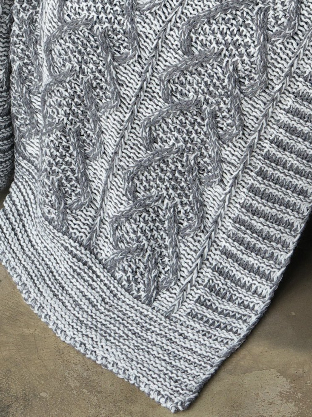 Плед Betires Heart Grey Écru