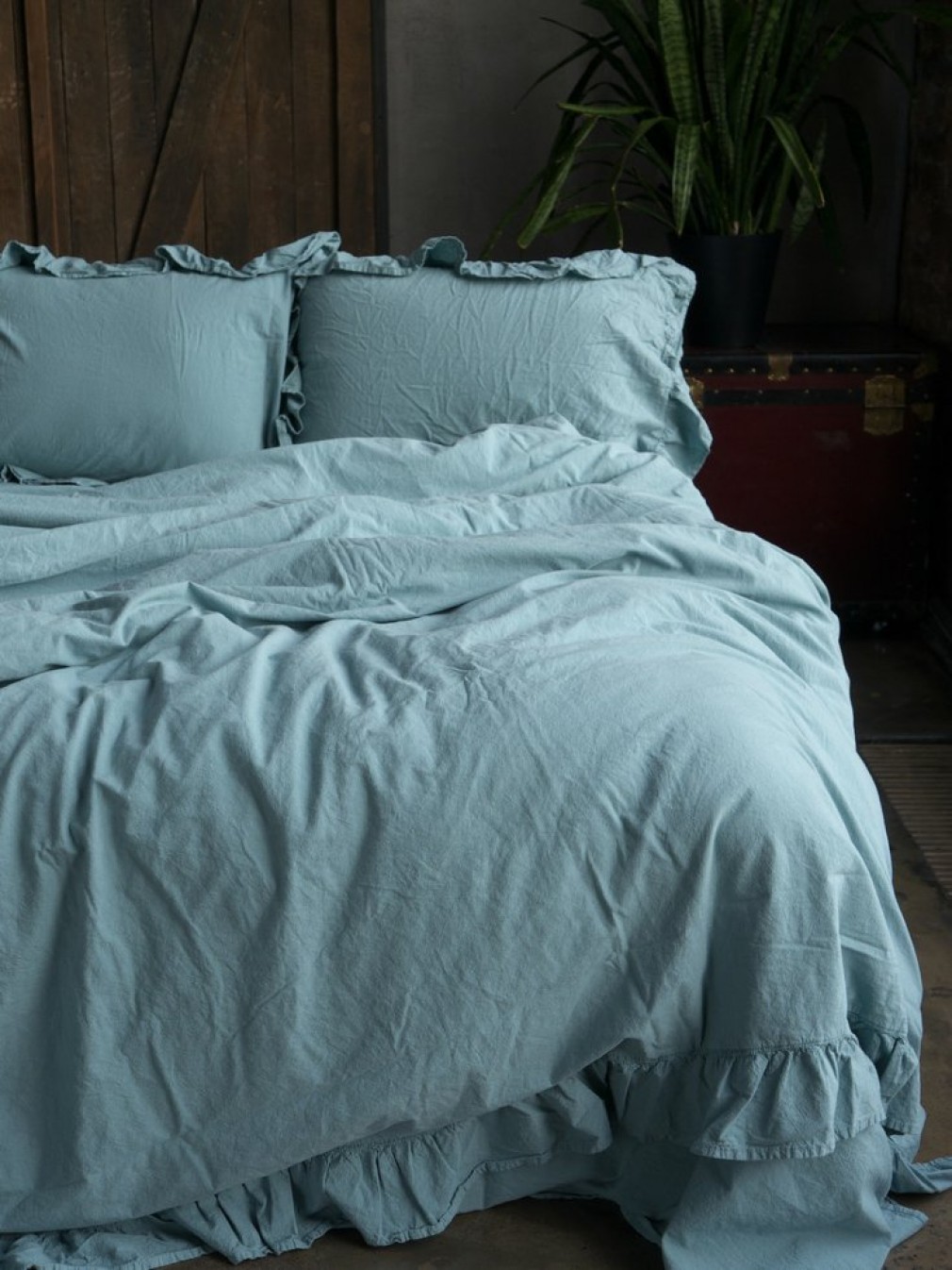 Комплект постільної білизни Limasso Mineral Blue Exclusive