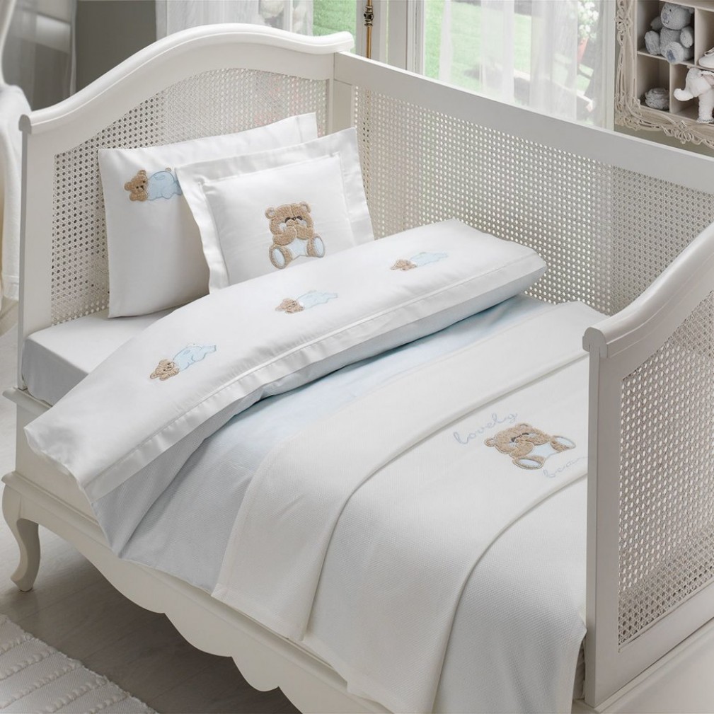 Комплект постільної білизни Tivolyo Home Bebe Lovely blue