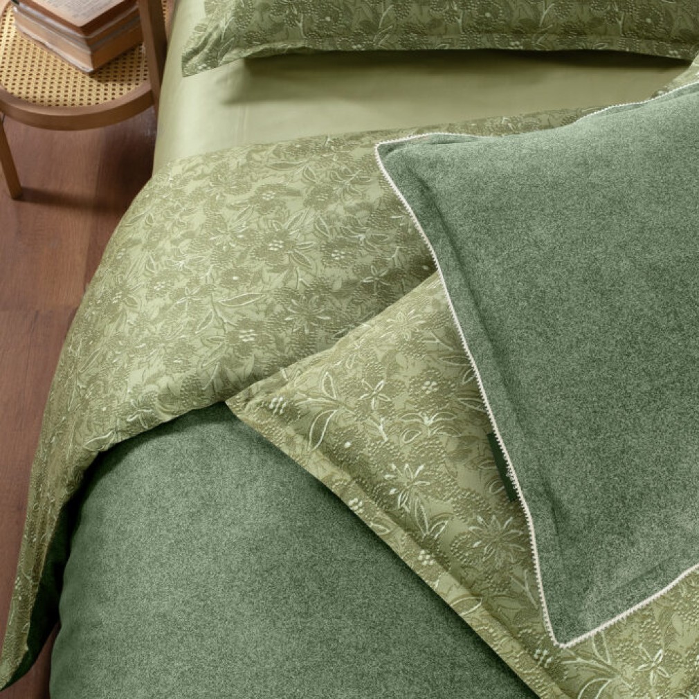 Комплект постільної білизни Sarev Berlina yesil 300 TC 