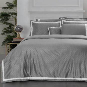 Комплект постільної білизни Sarev Saron Grey 400 TC 
