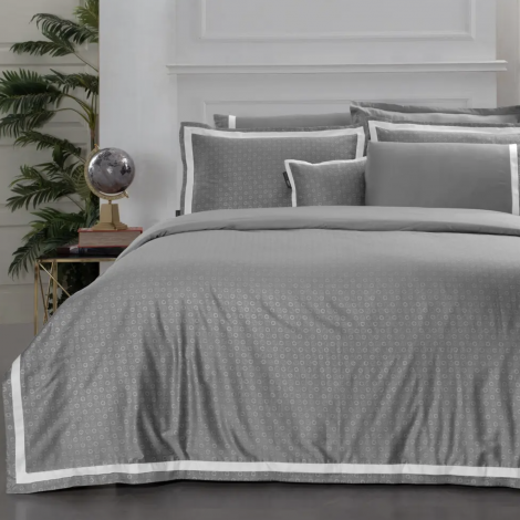 Комплект постільної білизни Sarev Saron Grey 400 TC 
