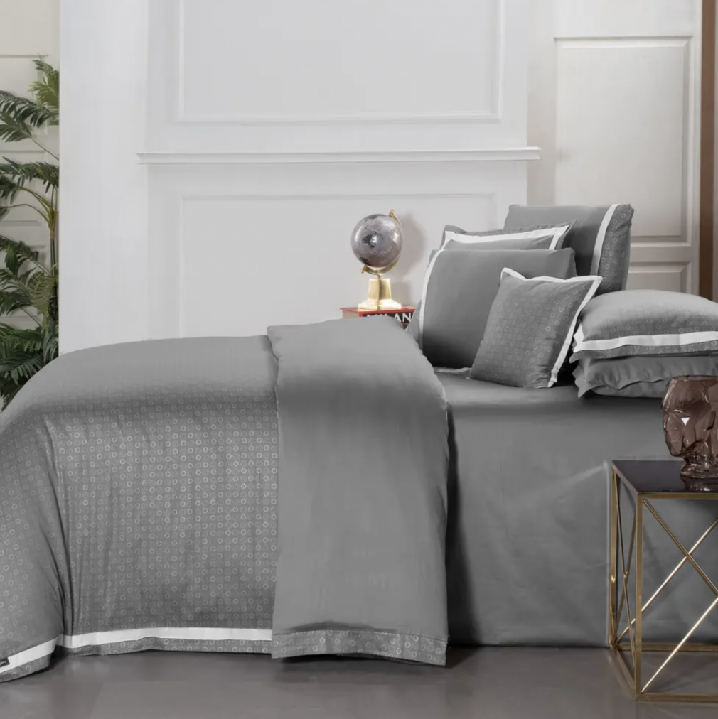 Комплект постельного белья Sarev Saron Grey 400 TC 