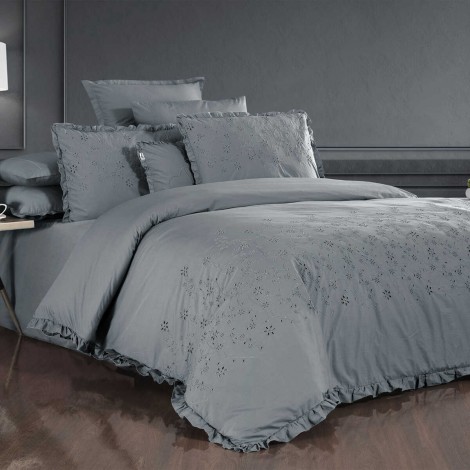Комплект постільної білизни Sarev Peste Percale Grey 300 TC 