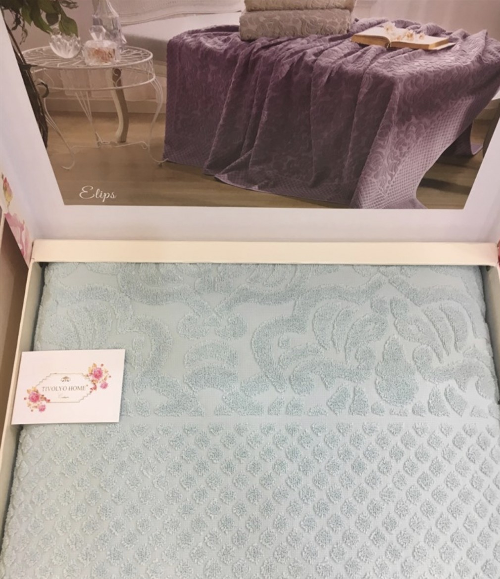 Покривало Elips Tivolyo Home бірюзовий