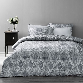 Комплект постельного белья Tivolyo Home Dante серый