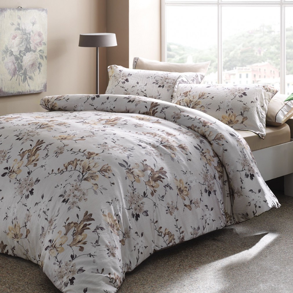 Комплект постільної білизни Tivolyo Home Hedera beige