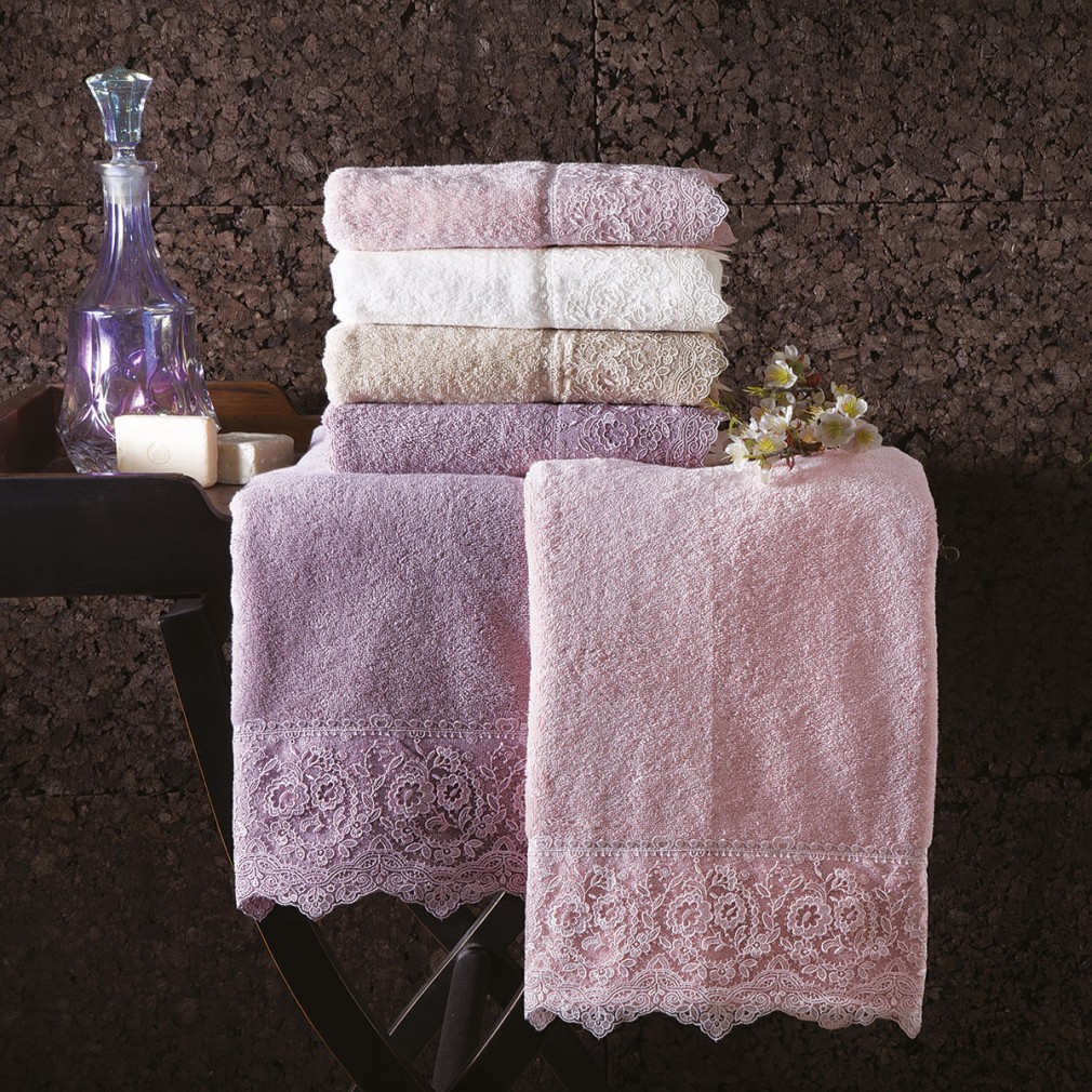 Набір рушників Elegant Tivolyo Home 2 шт. фіолетовий